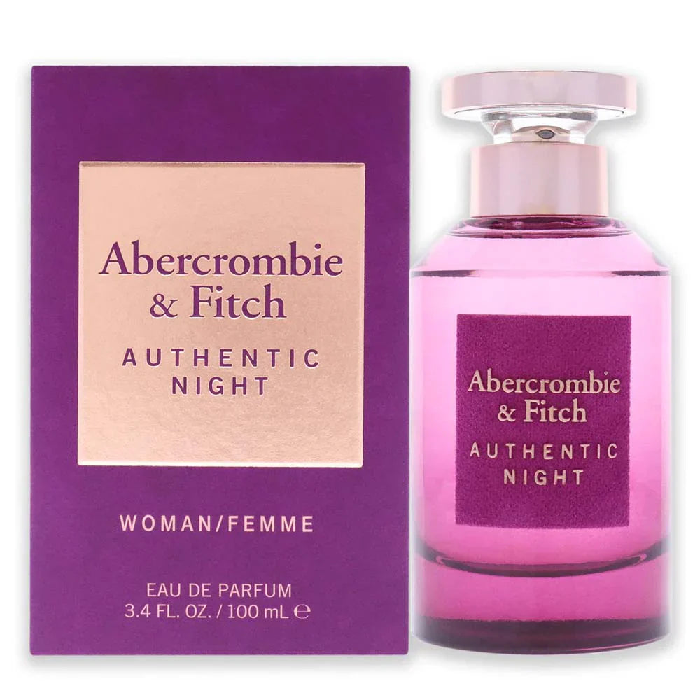 Abercrombie & Fitch Authentic Night Woman Eau de Parfum Spray 100ml