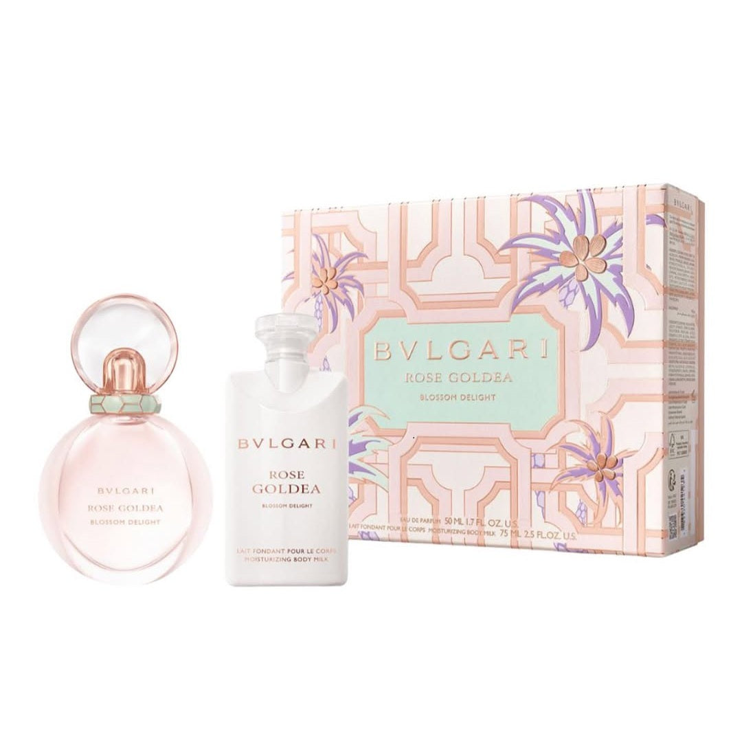 Bulgari Rose Goldea Blossom Delight 50ml EDP Spray / 75ml Moisturizing Body