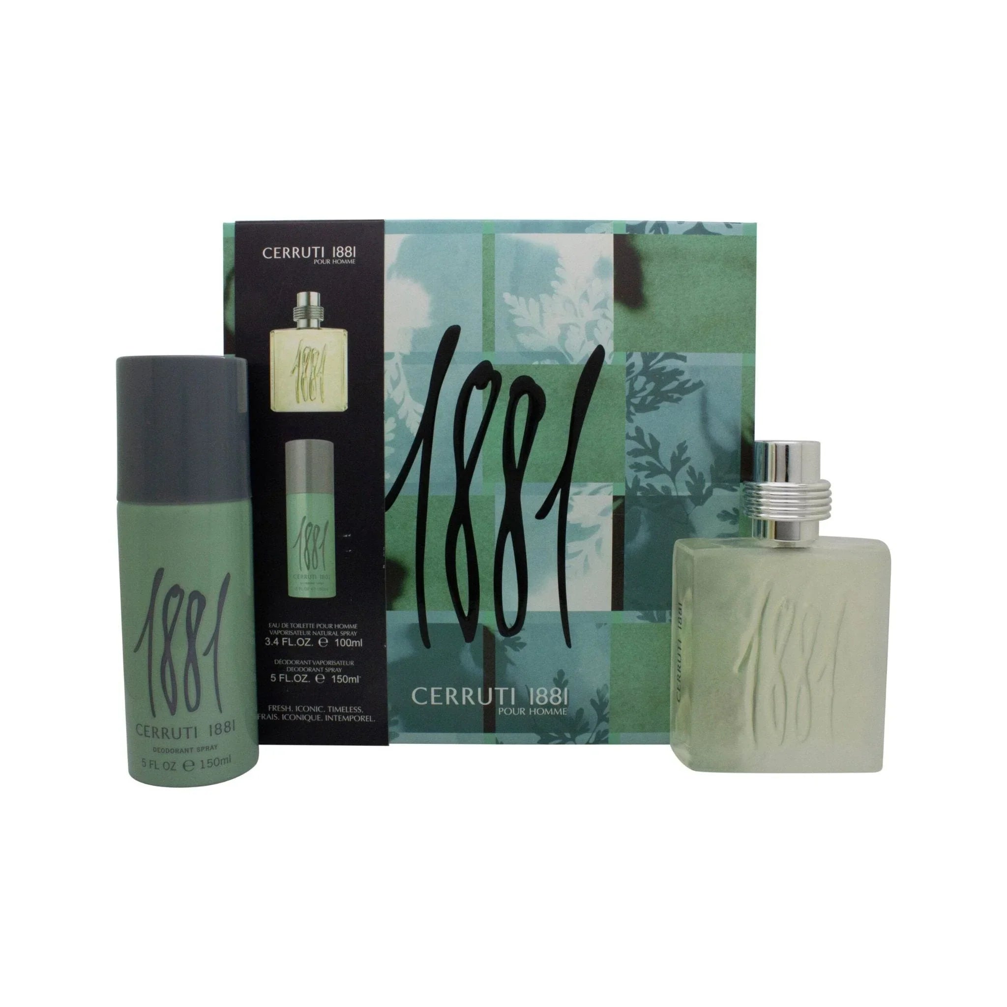 Cerruti 1881 Pour Homme 100ml EDT Spray / 150ml Deodorant Spray