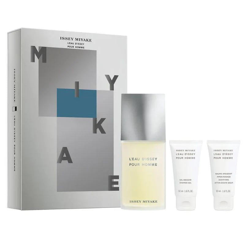 Issey Miyake L'Eau d'Issey Pour Homme Gift Set (125ml EDT + 50ml Shower Gel + 50ml Aftershave Balm)