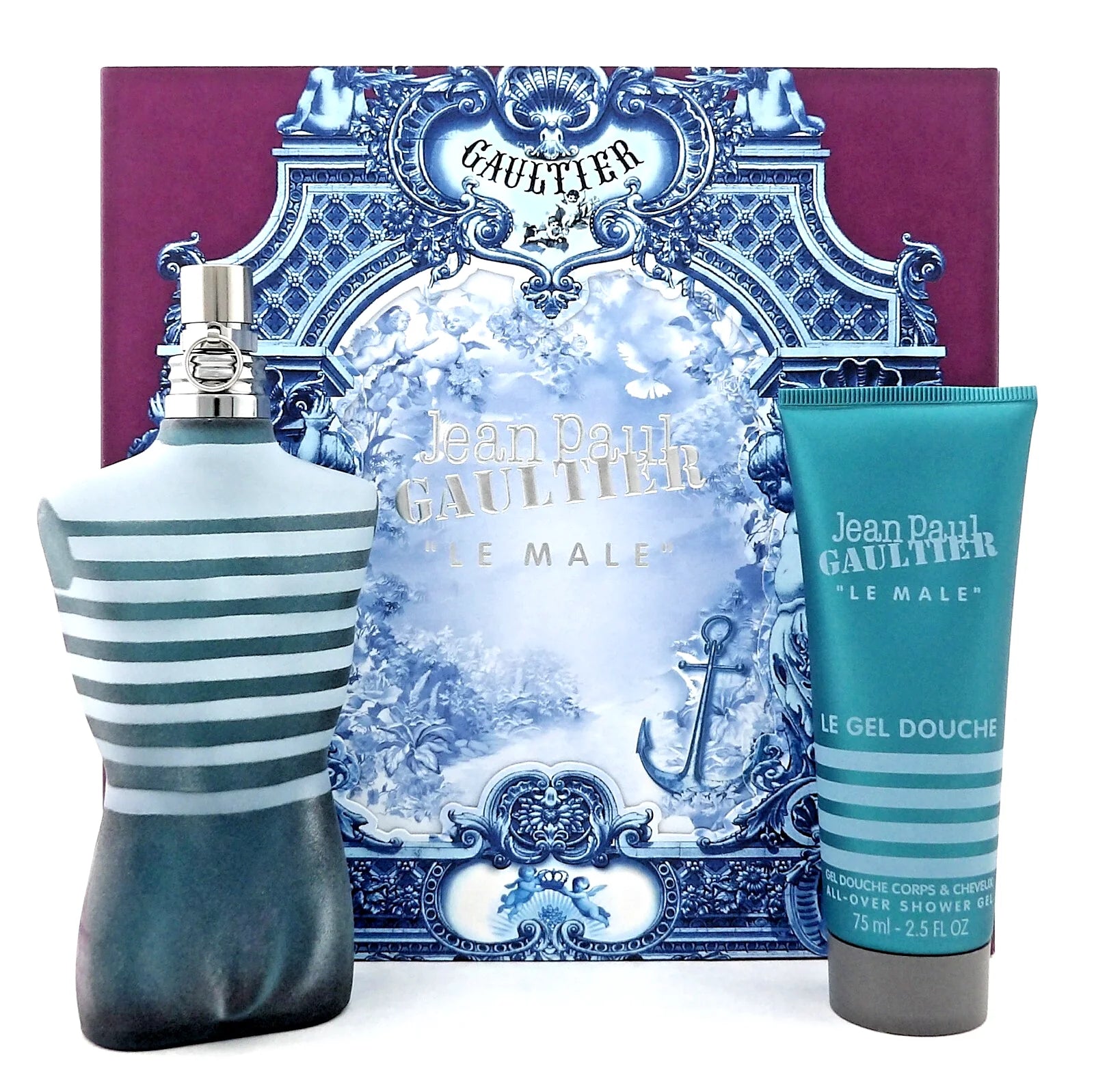 Jean Paul Gaultier Le Male 125ml EDT Spray / 75ml All Over Shower Gel