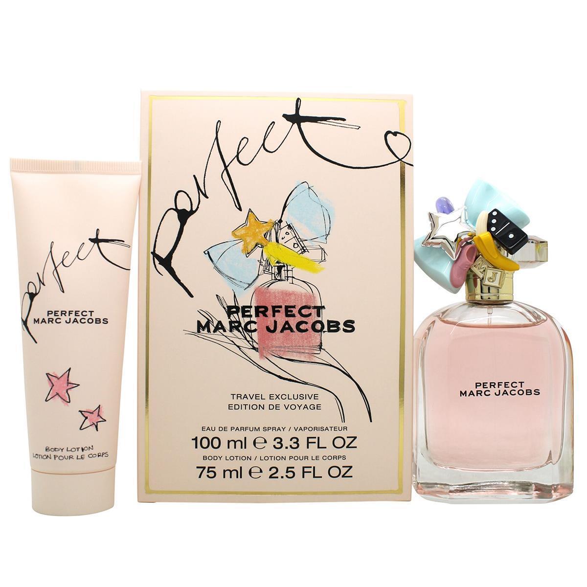 Marc Jacobs Perfect 100ml EDP Spray / 75ml Body Lotion