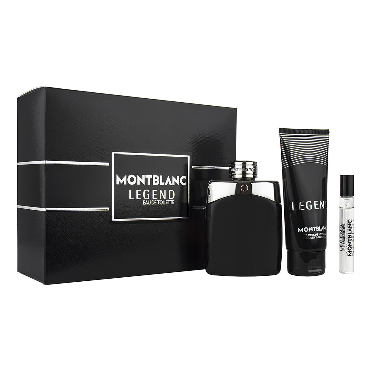 Montblanc Legend 100ml EDT Spray / 100ml Shower Gel / 7.5ml EDT Spray