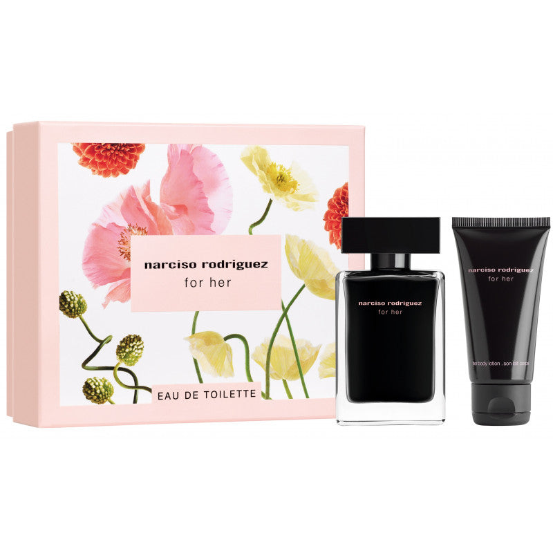 Narciso Rodriguez for Her 50ml EDT Spray / 50ml Body Lotion