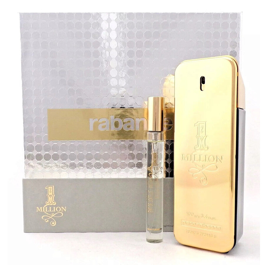 Paco Rabanne 1 Million 100ml EDT Spray / 10ml EDT Travel Spray