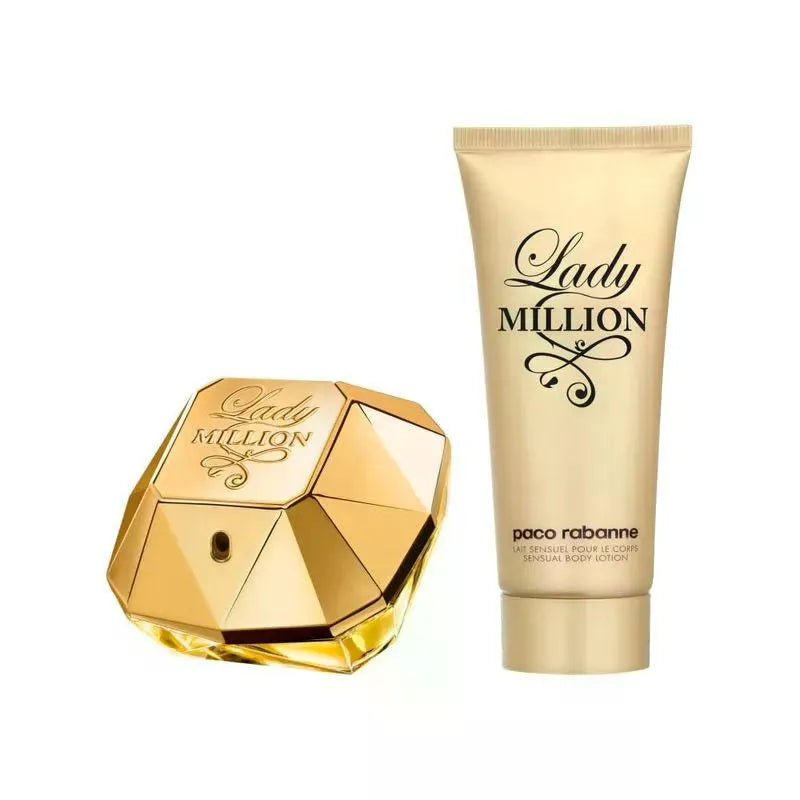 Paco Rabanne Lady Million 80ml EDP Spray / 100ml Body Lotion