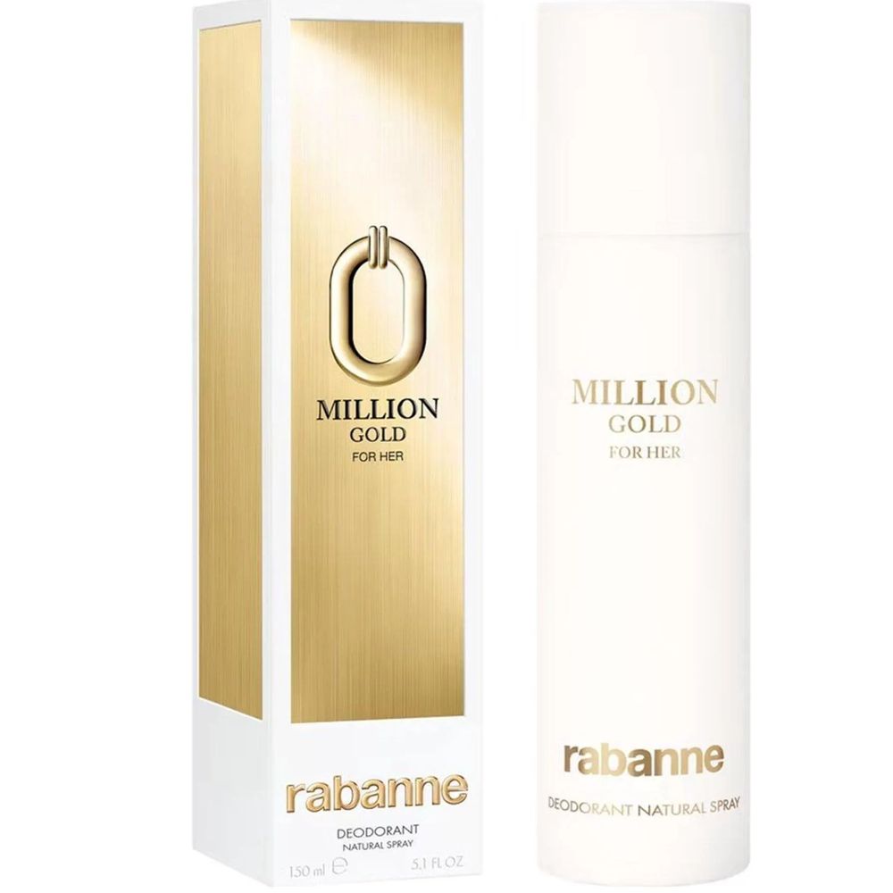 Paco Rabanne Million Gold for Her 150ml Deodorant Spray